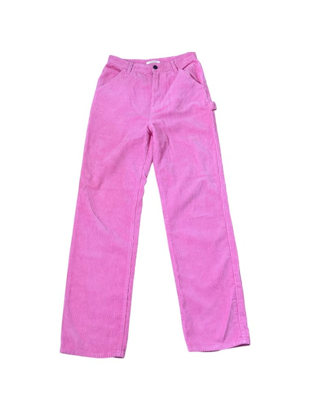 Pacsun 90s Boyfriend Carpenter Corduroy Straight Leg Pants Sz 28 Long Inseam